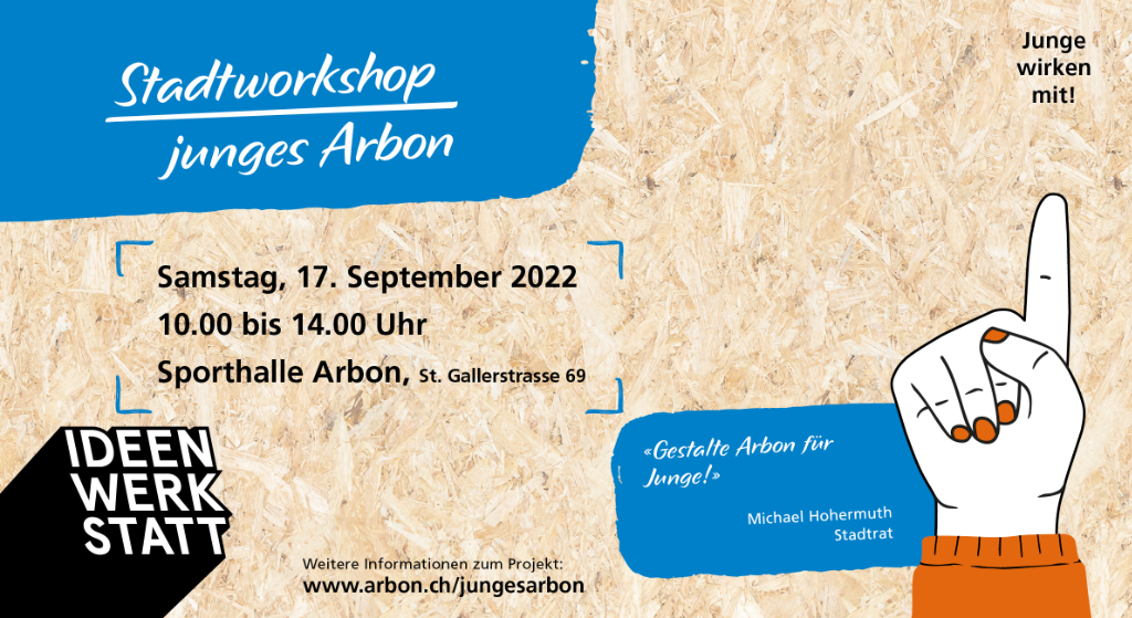 Webbanner Ideenwerkstatt Stadtworkshop junges Arbon Webbanner Ideenwerkstatt Stadtworkshop junges Arbon